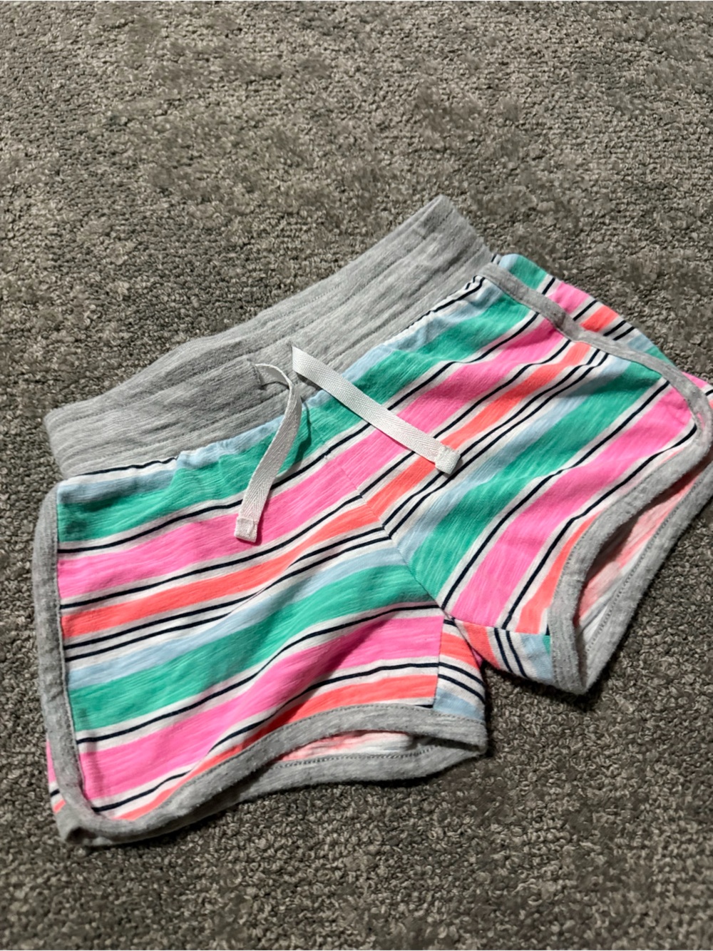 Cat & Jack 5T kids shorts with stripes and string super soft material